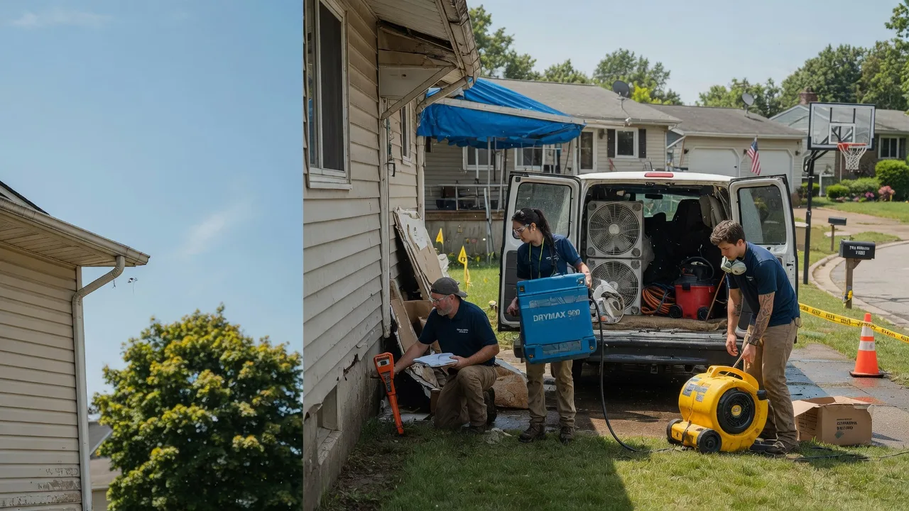 Ceiling Leak Cleanup in Tiltonsville, OH near me